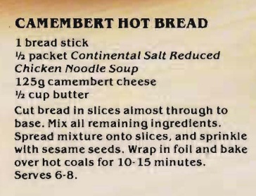 Camembert Hot Bread